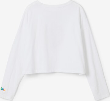 Desigual Μπλουζάκι 'JAMIE' σε λευκό