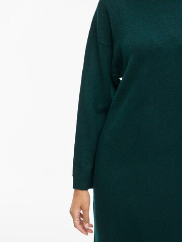 VILA Strikkjole 'VIBREENA' i grøn