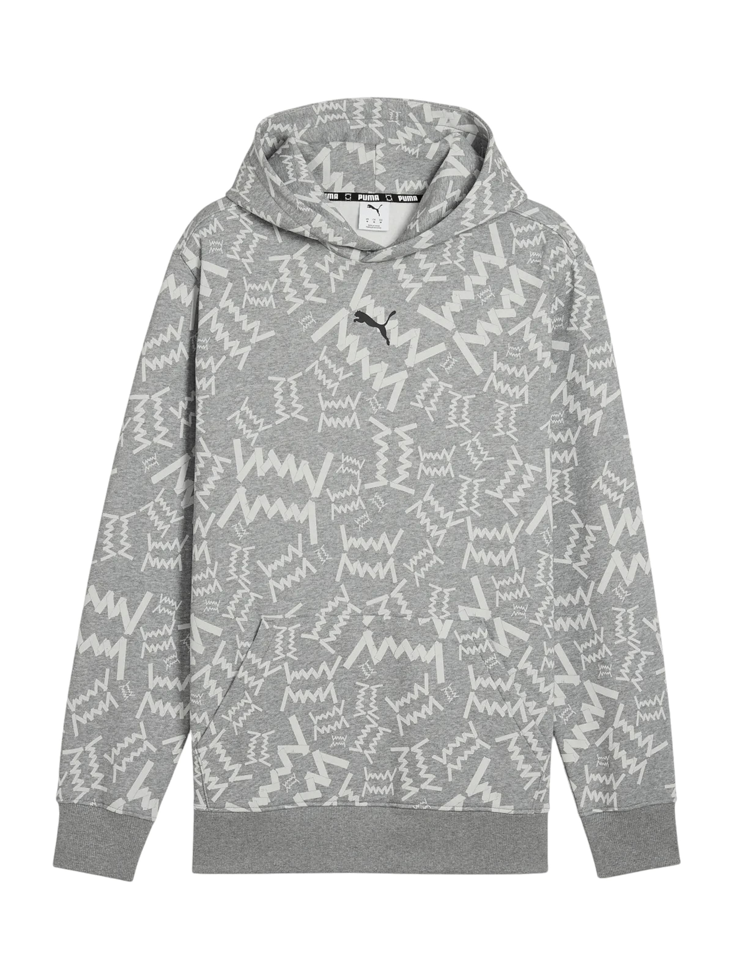 PUMA Sportsweatshirt 'Teamjaws Post Game' in Grau: Vorderseite