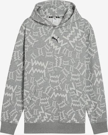 PUMA Sportsweatshirt 'Teamjaws Post Game' in Grau: Vorderseite