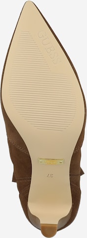 GUESS Cowboy Boots 'CALLE' in Brown