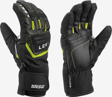 LEKI Athletic Gloves ' Worldcup S Junior ' in Black: front