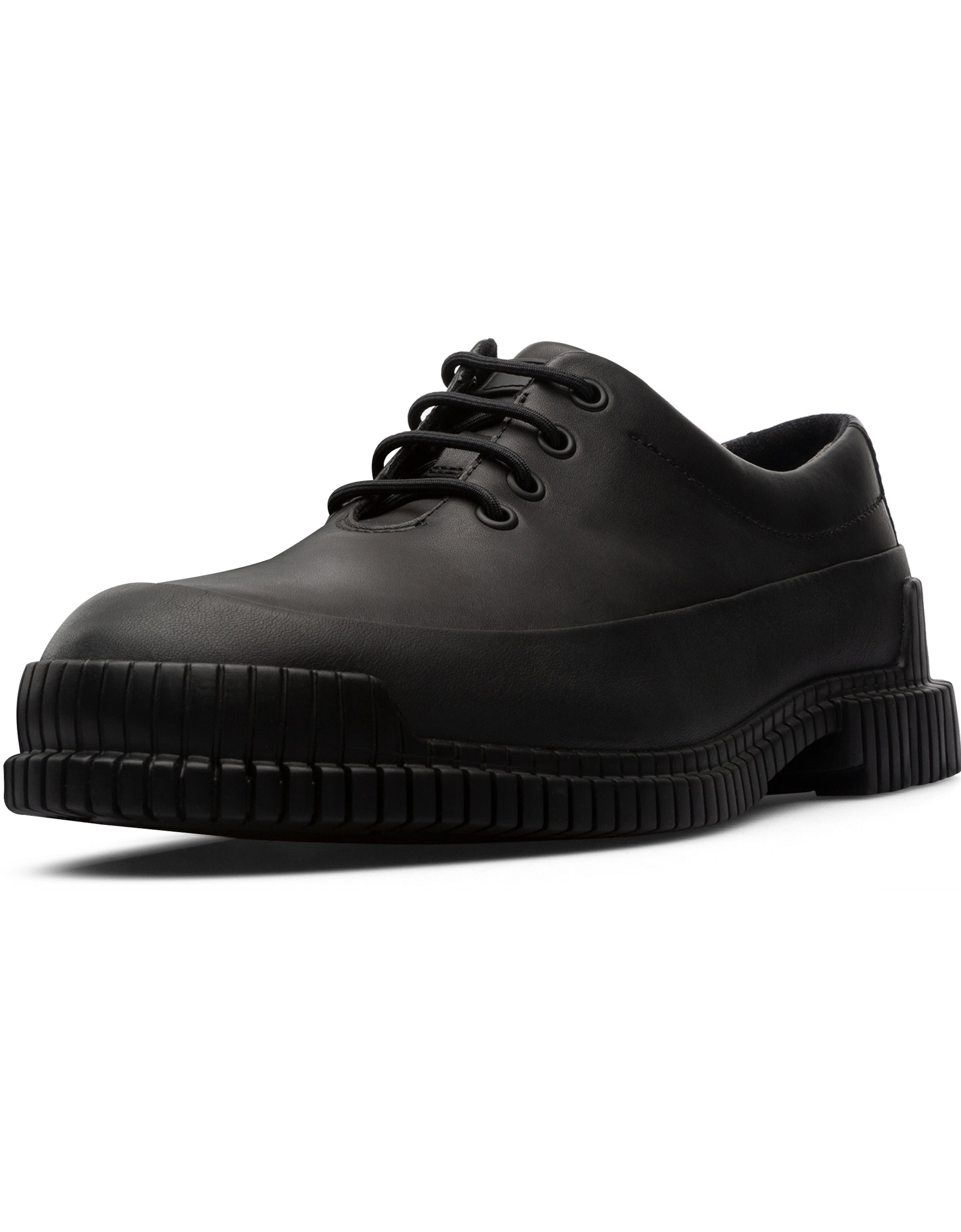 CAMPER - Sapato com atacadores em preto: frente