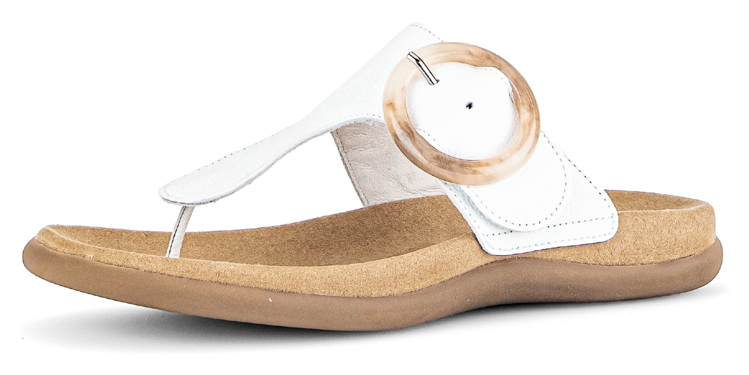 GABOR Zehentrenner 'Dianette'a in Weiß: Vorderseite