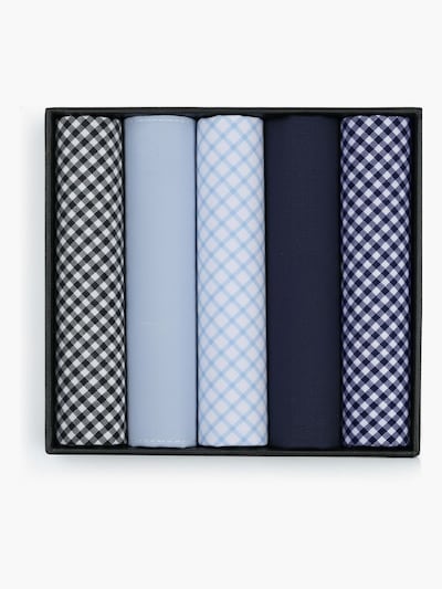 Suitable Pochet 'Hanky' in One Size in de kleur Blauw, Productweergave