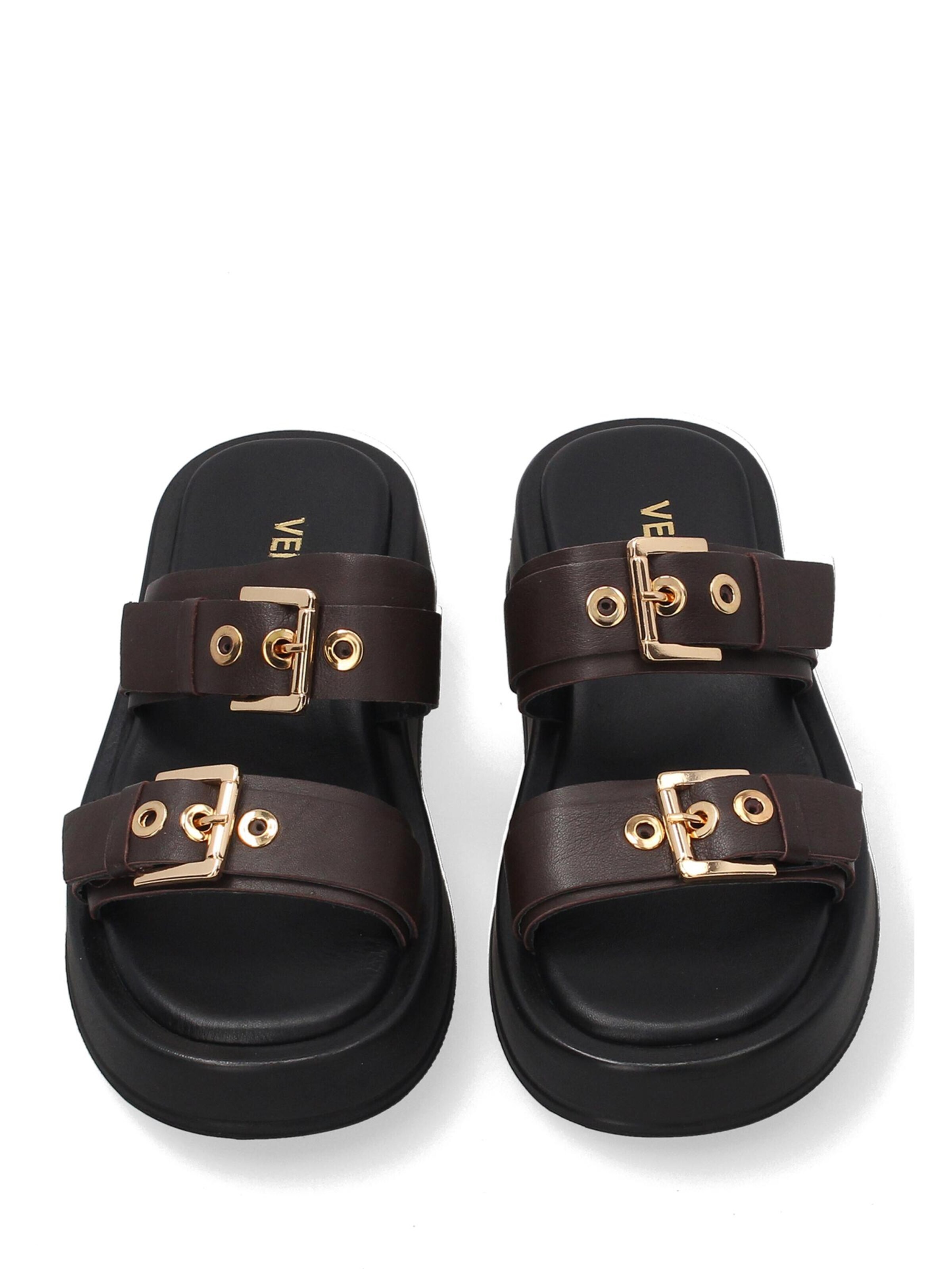 VENEZIA Mules in Brown