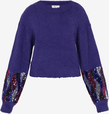 IZIA Trui in Lila: voorkant