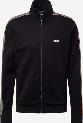 Veste de survêtement BOSS Orange en noir : devant