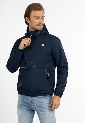 Schmuddelwedda Weatherproof jacket 'Bridgeport' in Blue: front