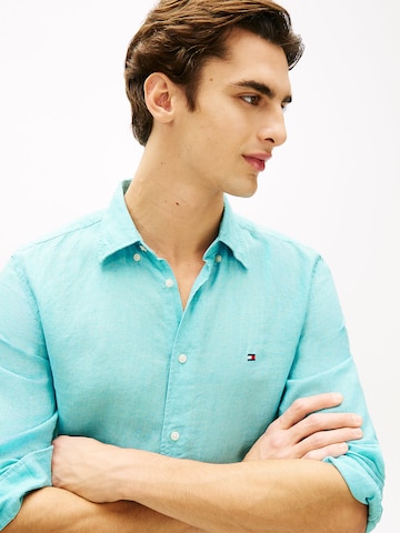TOMMY HILFIGER Regular Fit Hemd in Blau