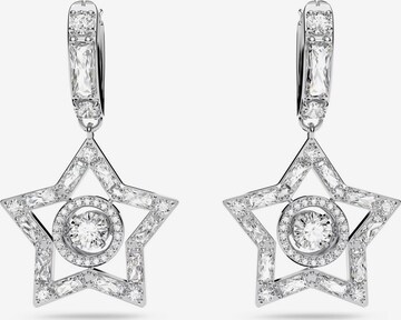 Swarovski Earrings in Silver: front