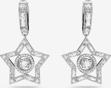 Swarovski Earrings in Silver: front