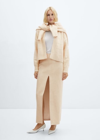 MANGO Strickjacke 'Osito' in Beige