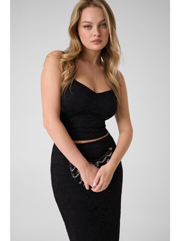 GUESS Top in Schwarz: Vorderseite