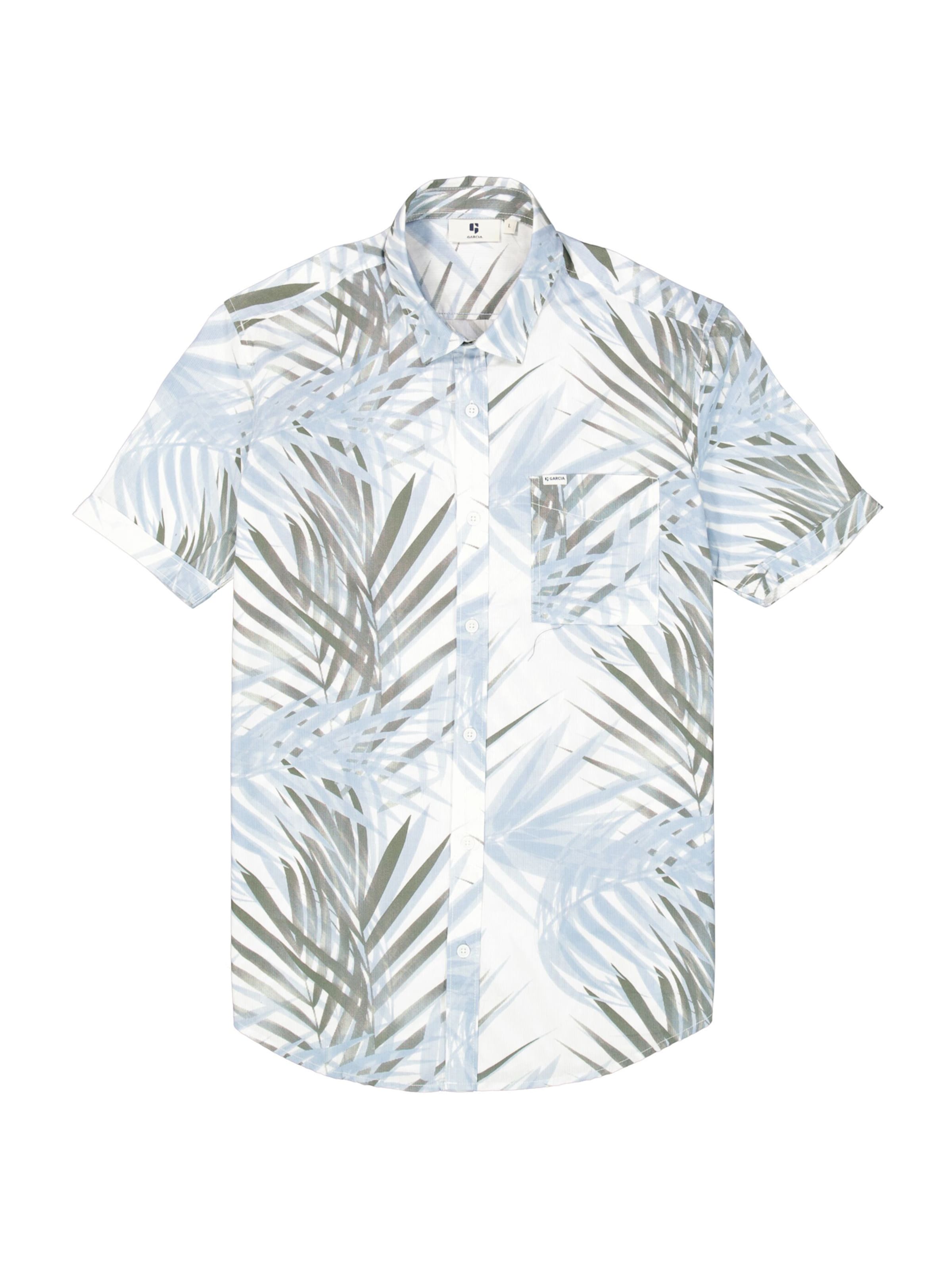 GARCIA Regular fit Πουκάμισο &#x27;E51096&#x27; σε λευκό: μπροστά