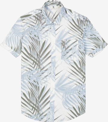 GARCIA - Ajuste regular Camisa 'E51096' en blanco: frente