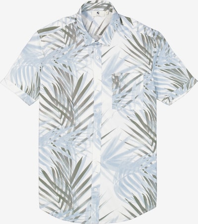 Marškiniai 'E51096' iš GARCIA, spalva – šviesiai mėlyna / tamsiai žalia / balta, Prekių apžvalga