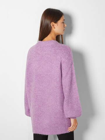 Bershka Sweater in Purple