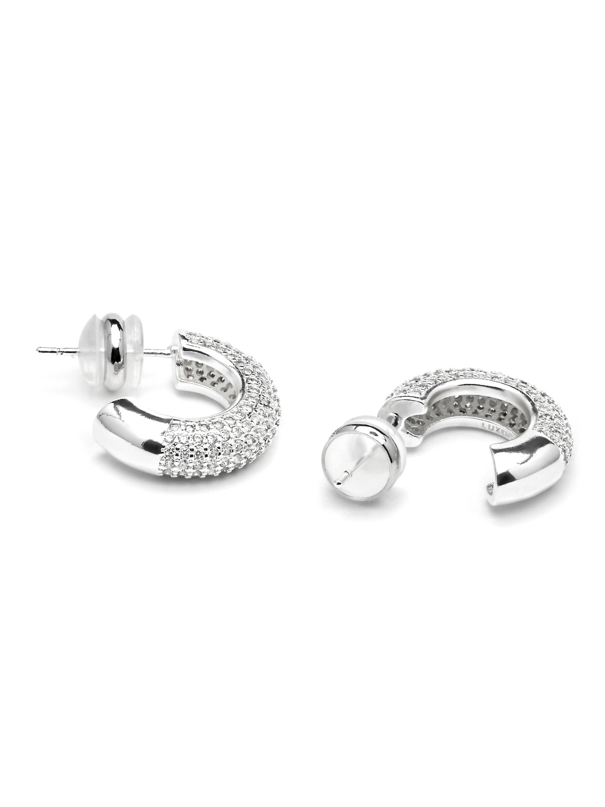 Luxenter Earrings 'Niras' in Silver