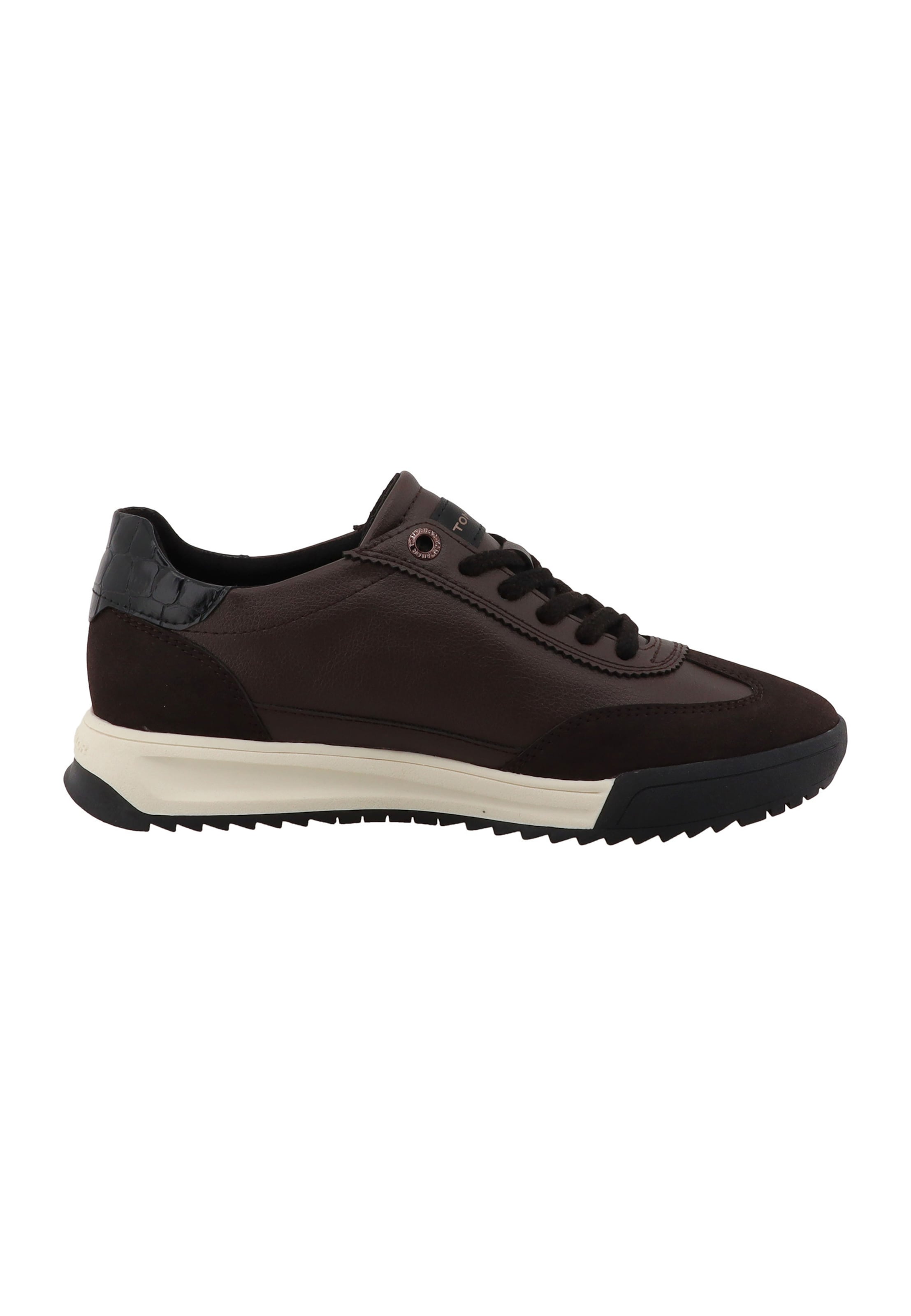 TOM TAILOR Sneaker in Braun: Vorderseite