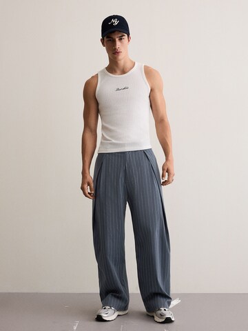 Bershka Barrel Hose in Blau