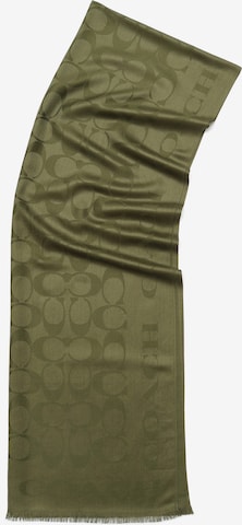 žalia COACH Šalikas 'Signature C-Stola mit Rand': priekis