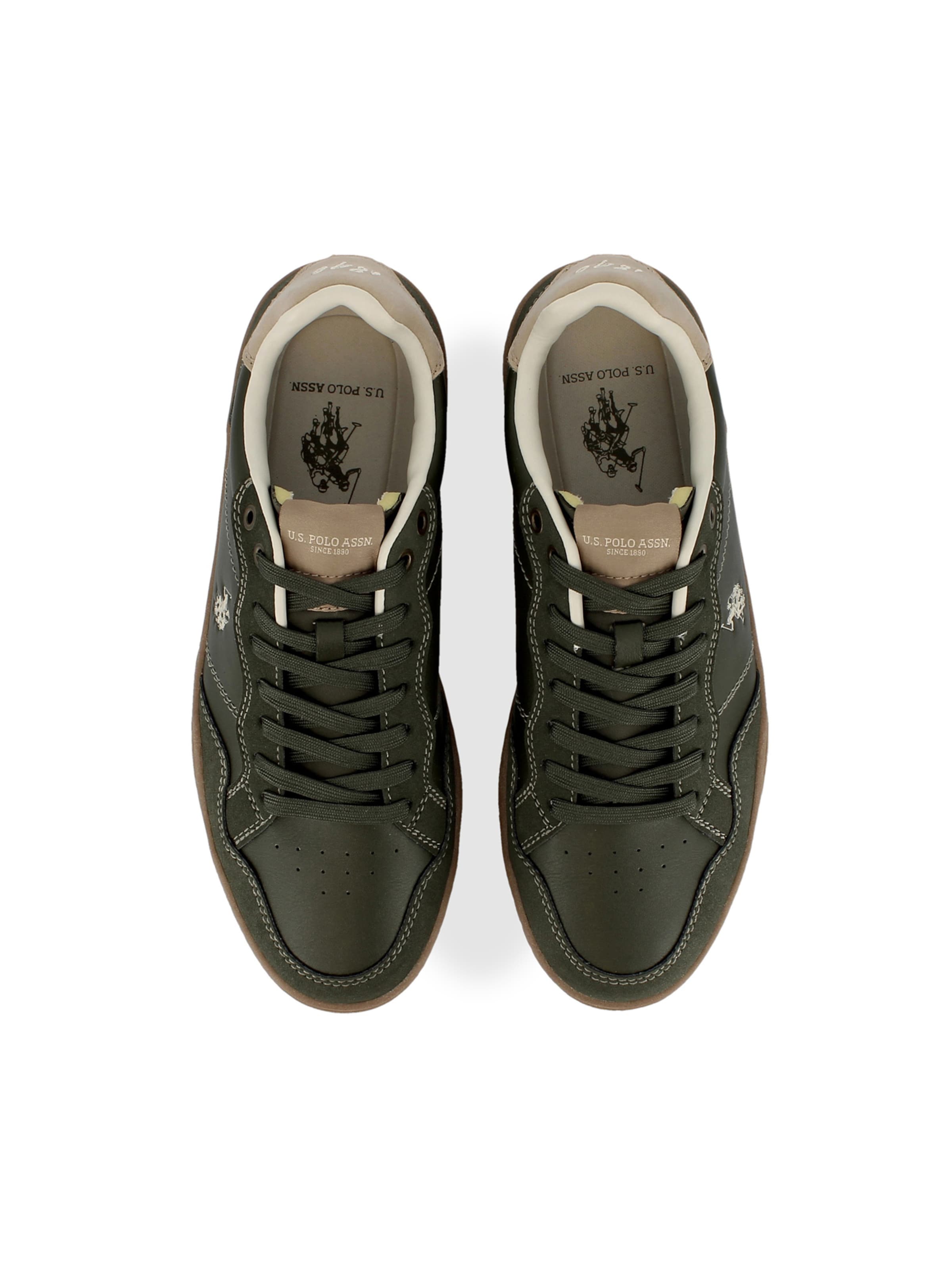 Baskets basses 'Elia' US POLO ASSN. en vert