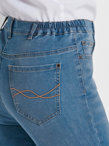 Coupe slim Jean 'Bella' Goldner en bleu