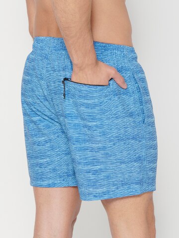 KOROSHI Badeshorts in Blau