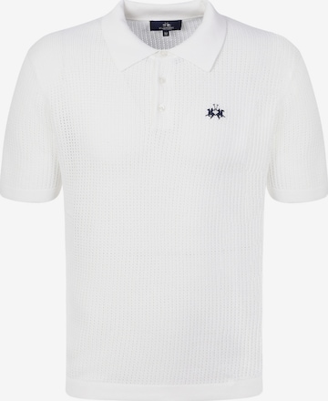 La Martina Shirt in Weiß: Vorderseite