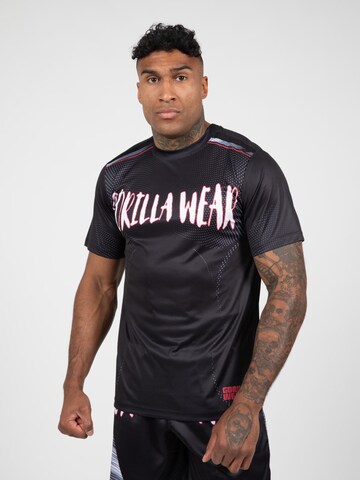 Gorilla Wear Shirt 'Clayton' in Zwart: voorkant