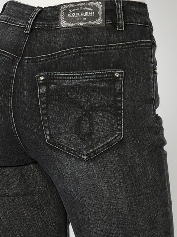 KOROSHI Slimfit Jeans in Schwarz