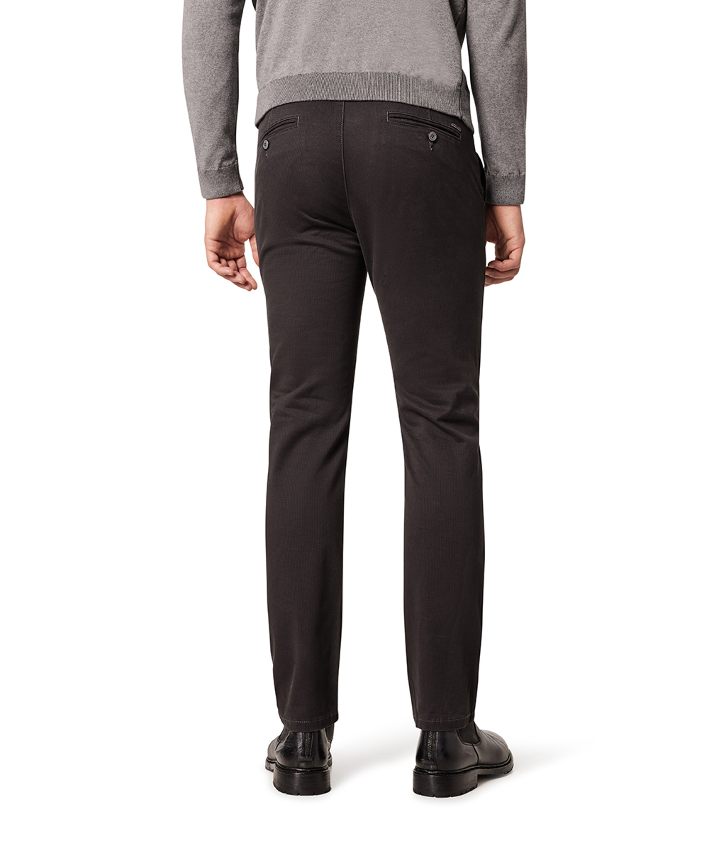 PIONEER Regular Chinohose in Schwarz