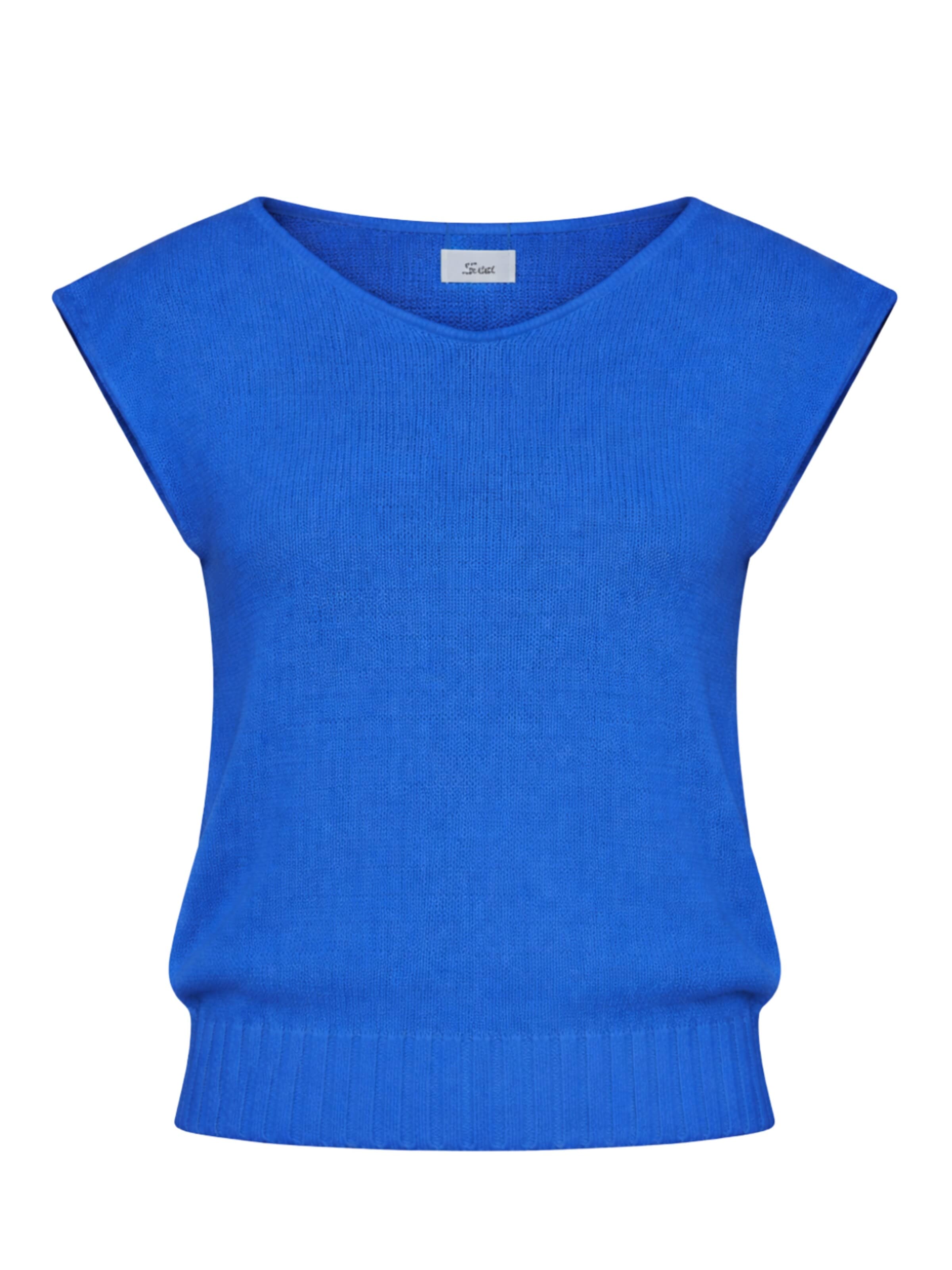 Süel knitwear Knitted top 'Carlos' in Blue: front