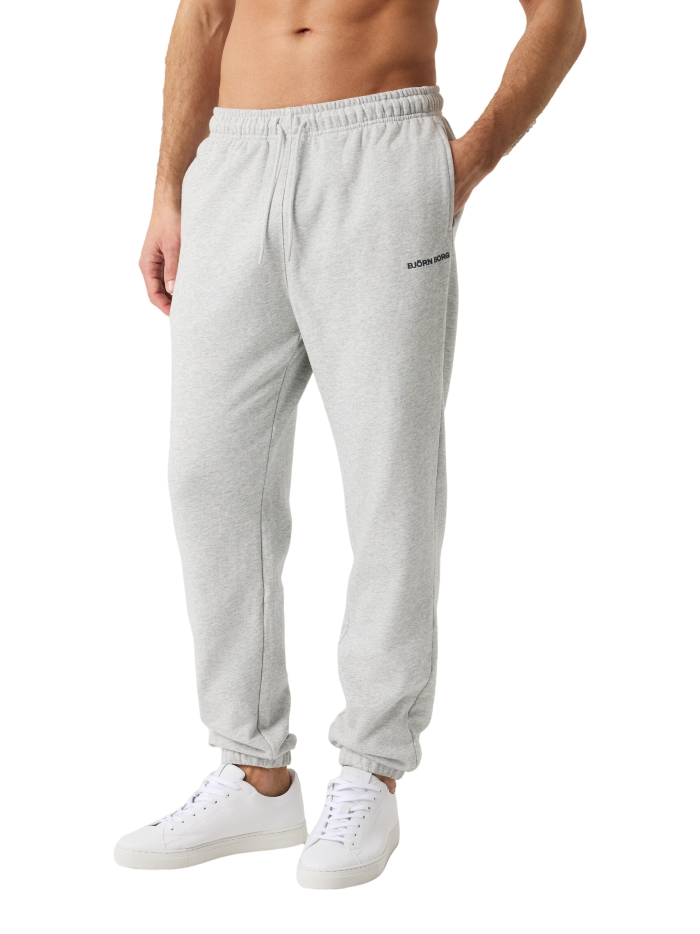 BJÖRN BORG regular Sportsbukser i grå: forside