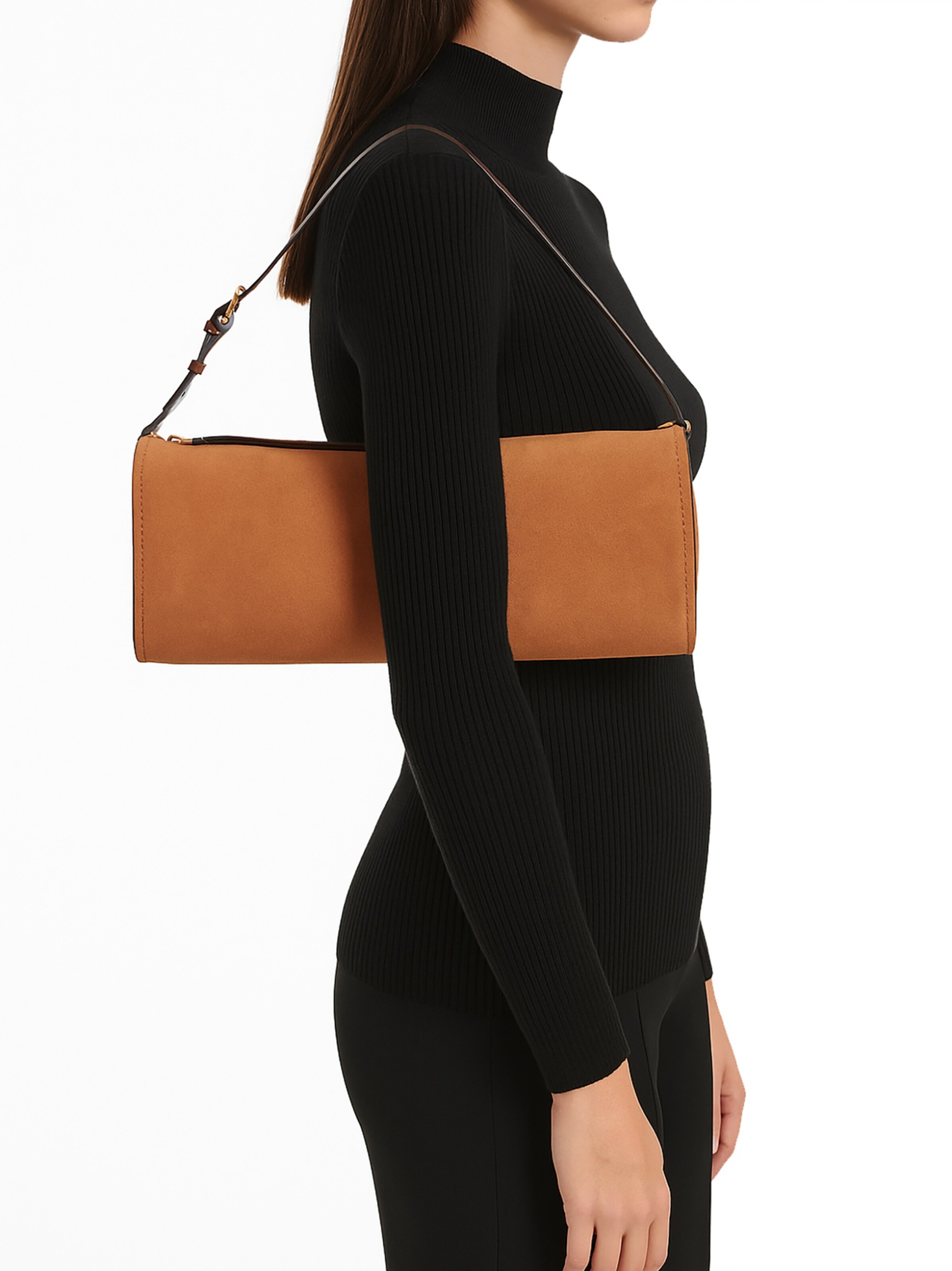 Gave Lux Schoudertas in Bruin