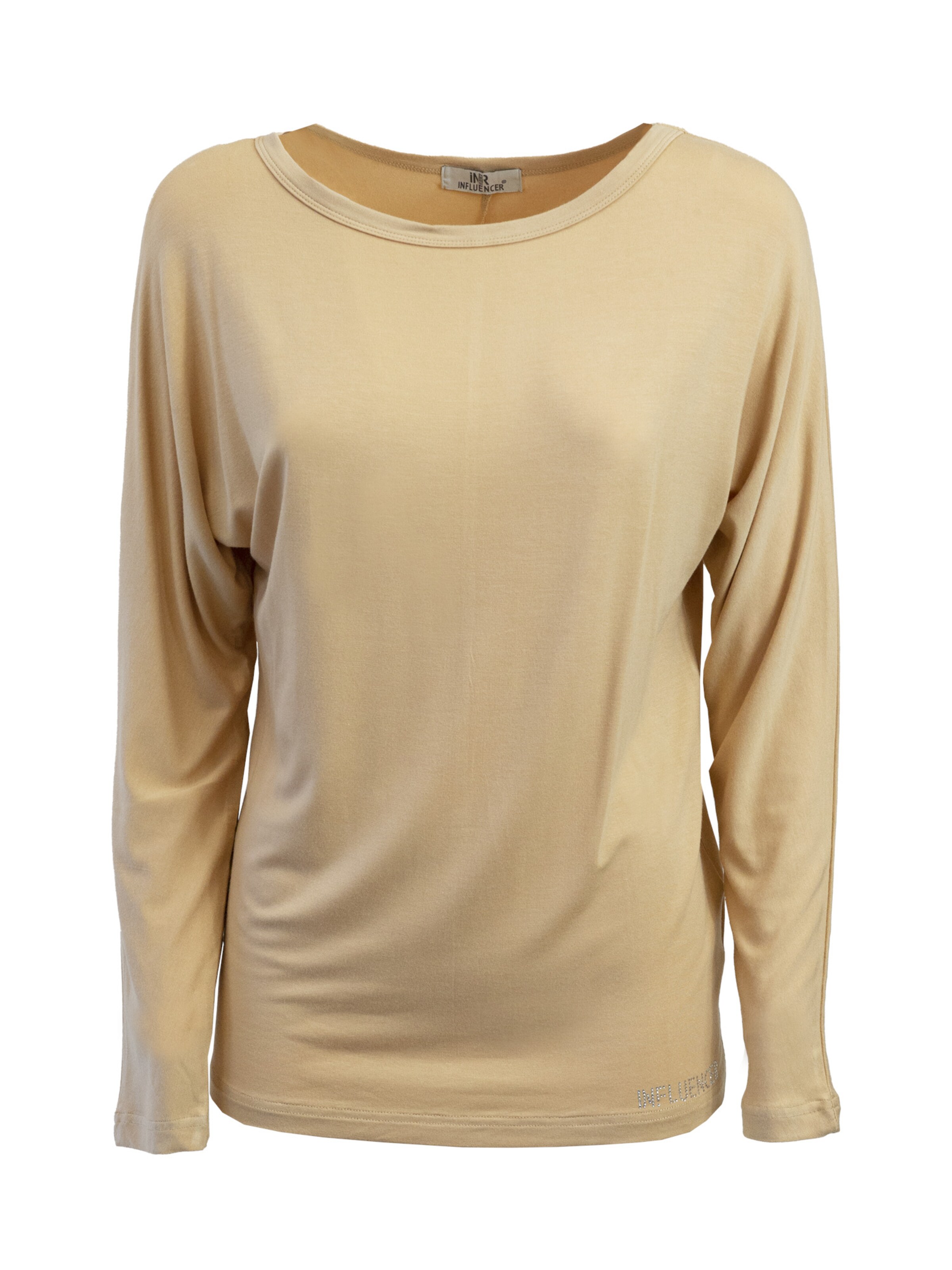 Maglietta di Influencer in beige: frontale