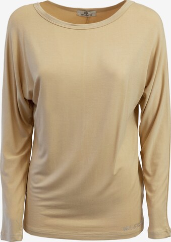 Influencer T-shirt i beige: framsida