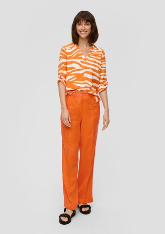 Loosefit Pantaloni di s.Oliver in arancione