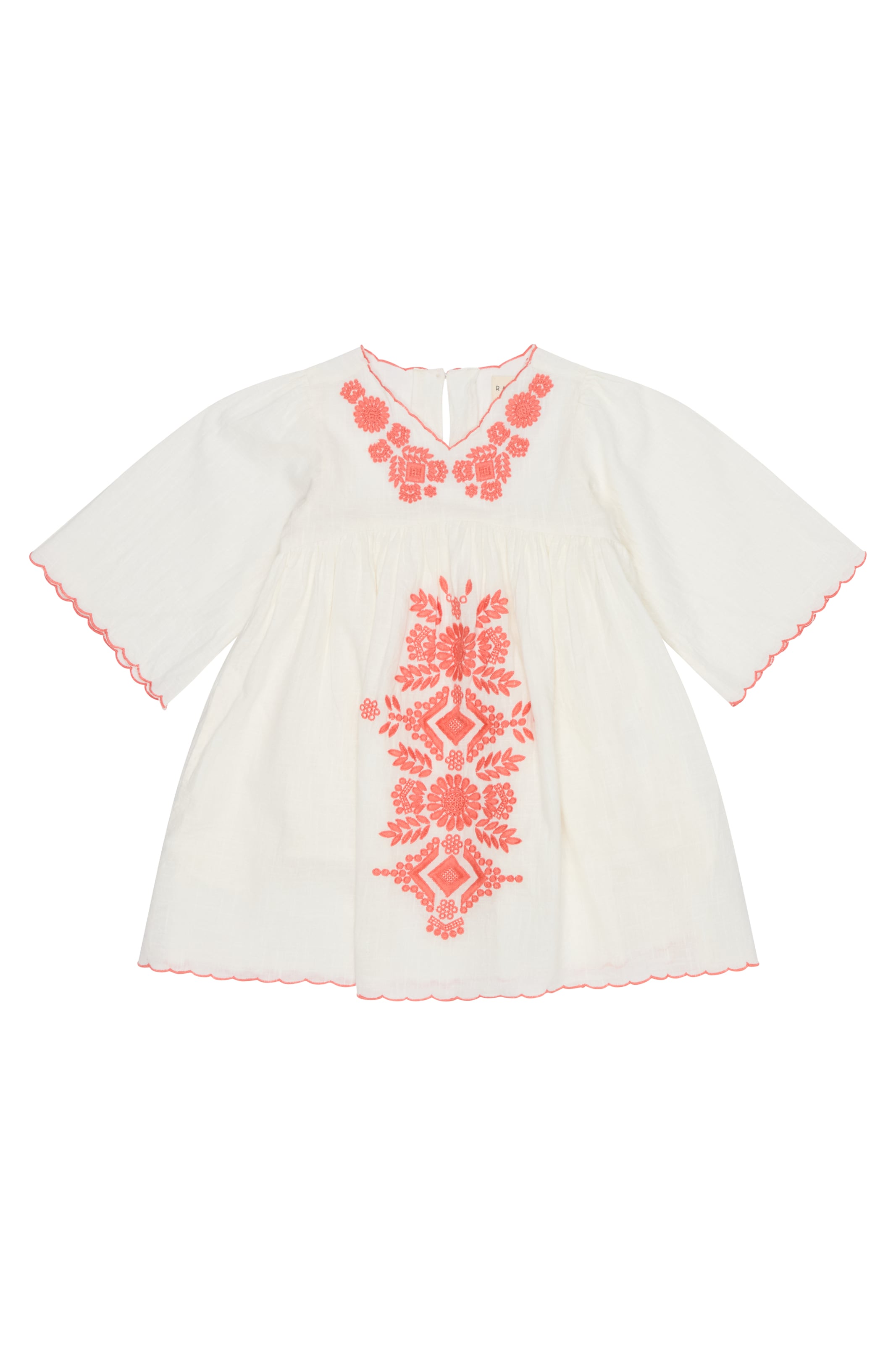 RAFFYA Kleid 'Arabella' in Weiß: Vorderseite