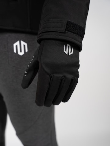 MOROTAI Sporthandschoenen 'HYBRID SPORT GLOVES' in Zwart: voorkant