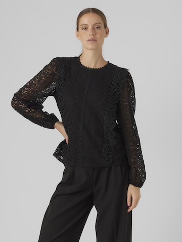 VERO MODA Blouse 'Joy' in Zwart: voorkant