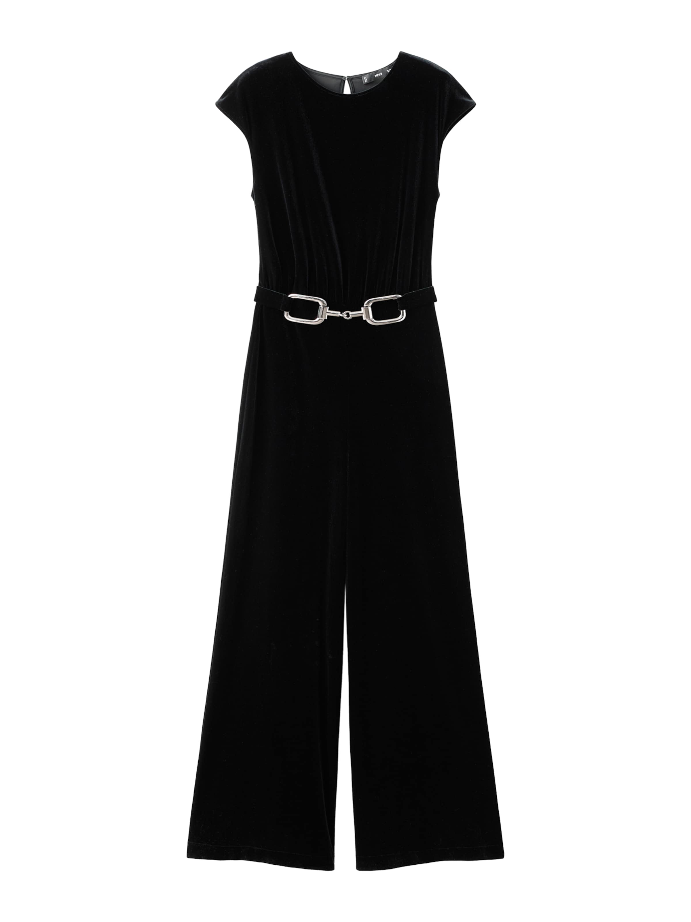 MANGO Overal - Čierna: predná strana