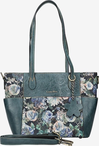 Laura Vita Handtasche in Blau: Vorderseite