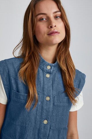 PULZ Jeans Vest in Blue