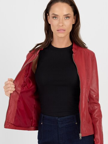 JCC Lederjacke in Rot