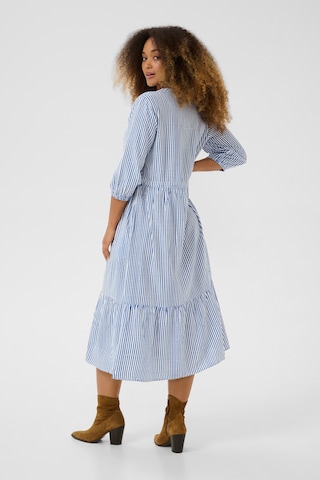 Robe-chemise 'Tiahi' Cream en bleu