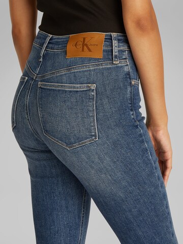 Calvin Klein Jeans Alt laienev Teksapüksid, värv sinine