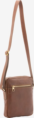 Viola Castellani Umhängetasche in Braun: Vorderseite