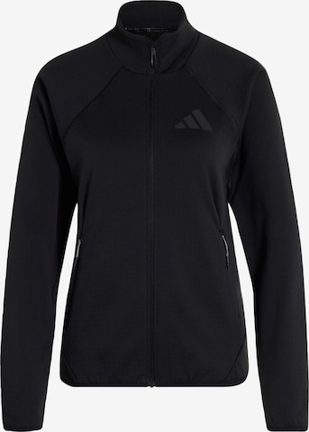 ADIDAS TERREX - Casaco de velo funcional 'Xperior' em preto: frente
